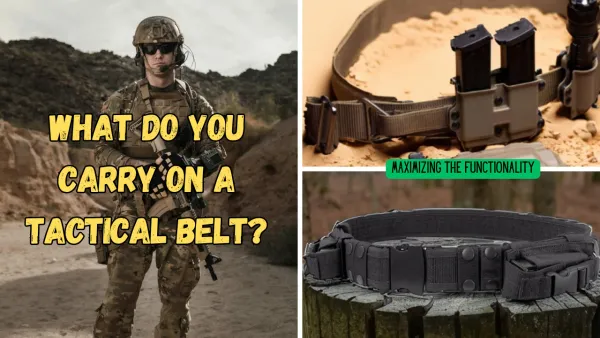 What Do You Carry on a Tactical Belt: An Intro Guide