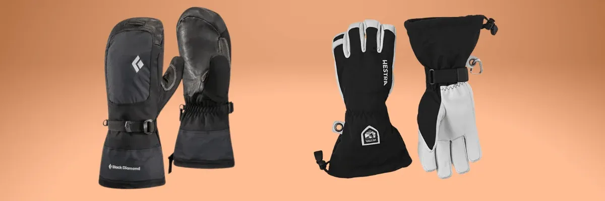 ski gloves ski mittens