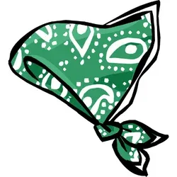 green bandana