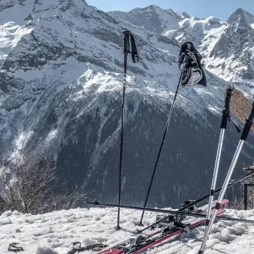 how to measure ski poles
