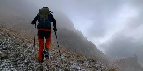 can you use trekking poles for skiing
