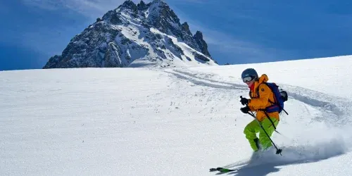 can you use trekking poles for skiing