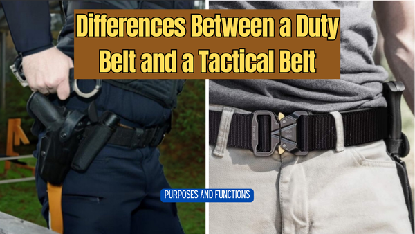 What is the Difference Between a Duty Belt and a Tactical Belt?